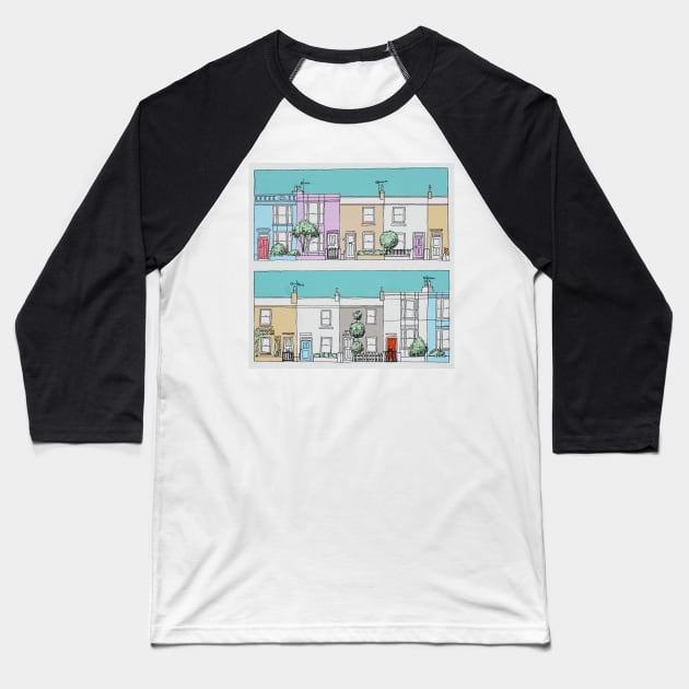 A Street Like Ours Baseball T-Shirt by AdamRegester